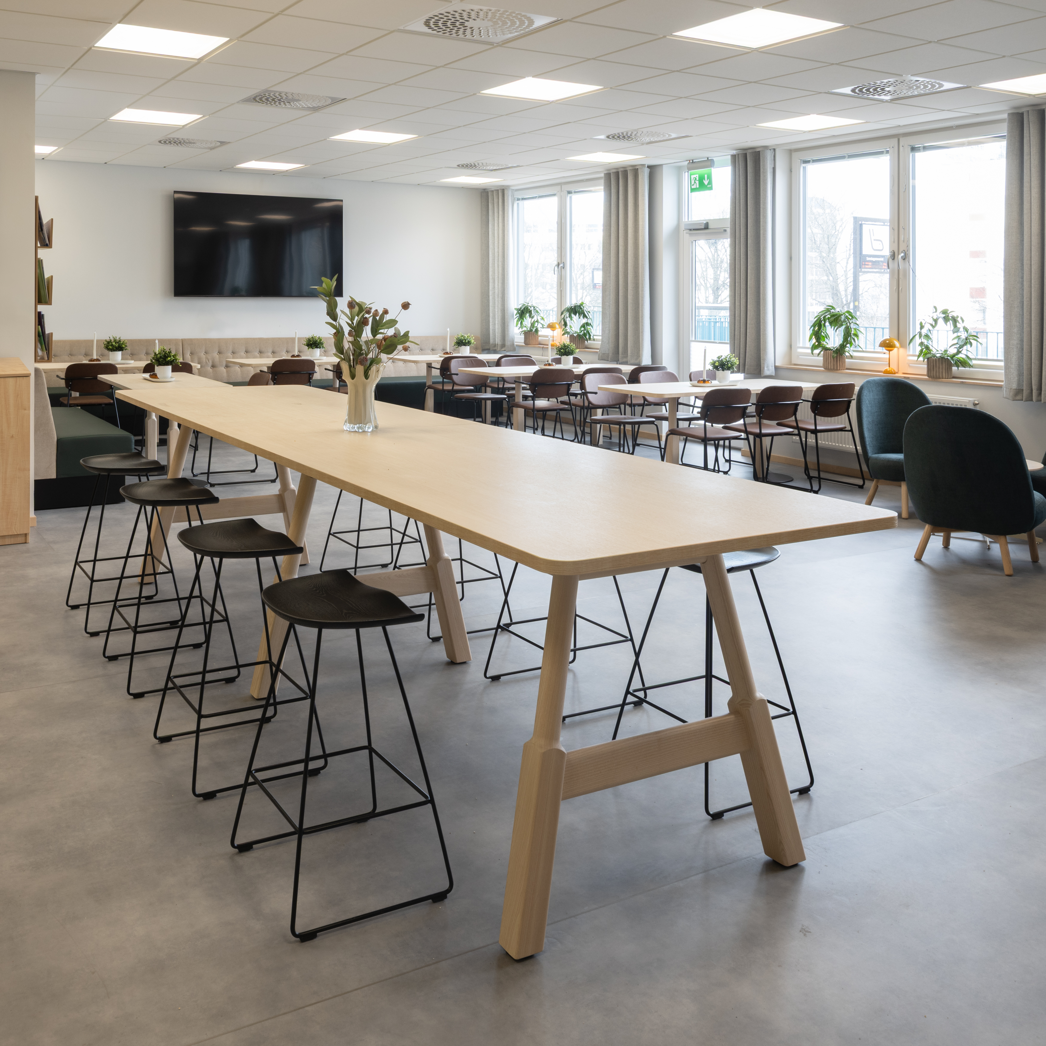 Woodwork table Kaz stool Karl Andersson Söner